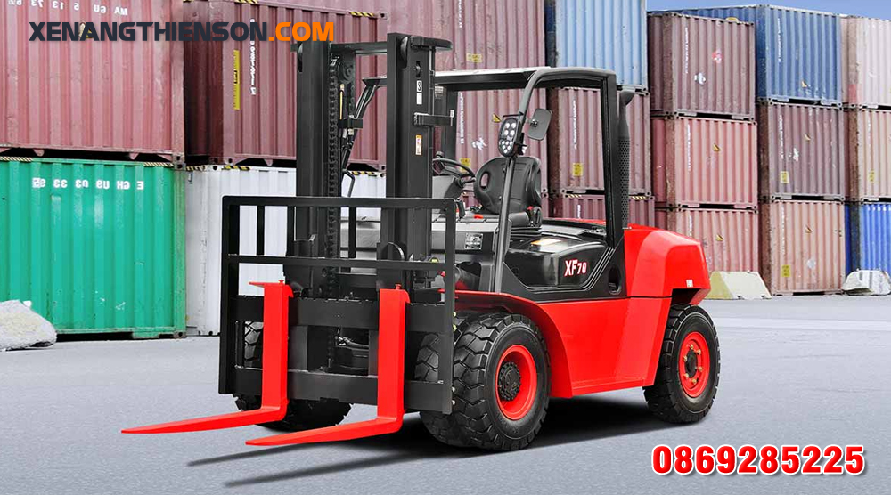 Xe nâng dầu 7 tấn dòng XF Hangcha được phân phối chính hãng bởi Công ty Thiên Sơn