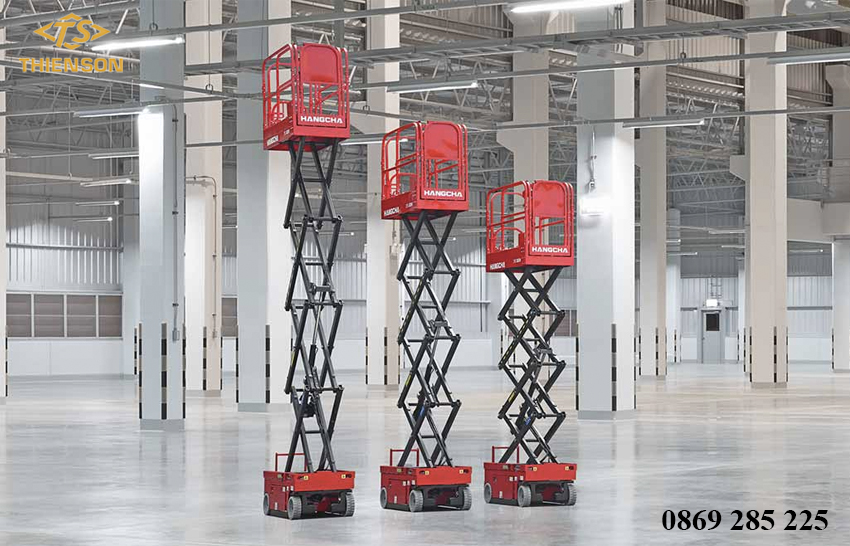 Xe nâng người cắt kéo hiện đang được ứng dụng rộng rãi
