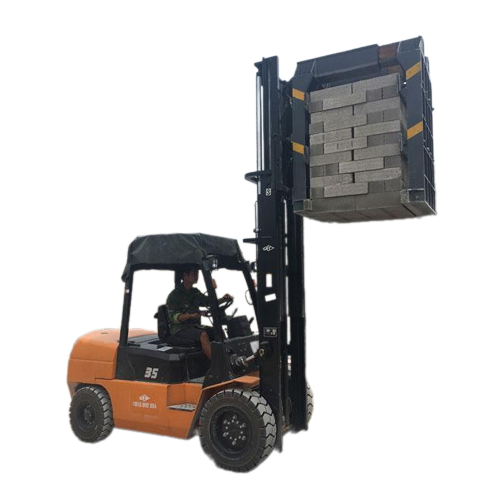 Xe nâng kẹp gạch